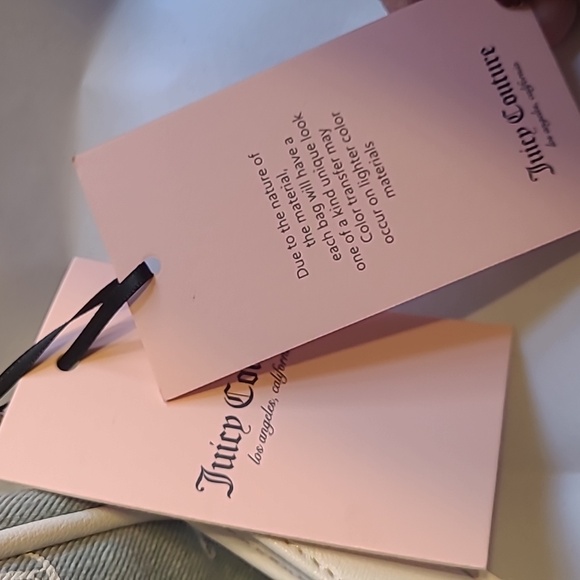 Juicy Couture Blue and White Crossbody Bag - Picture 7 of 8